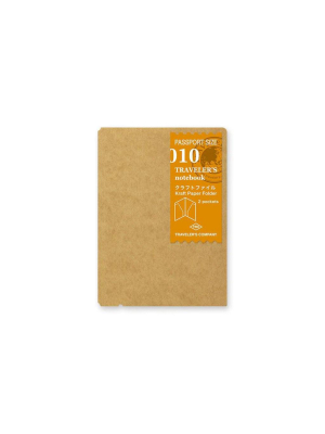 Traveler's Passport Notebook Kraft Folder