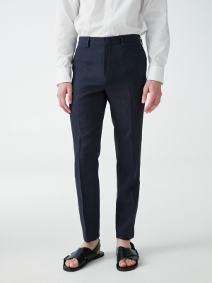 Linen Slim Leg Pants