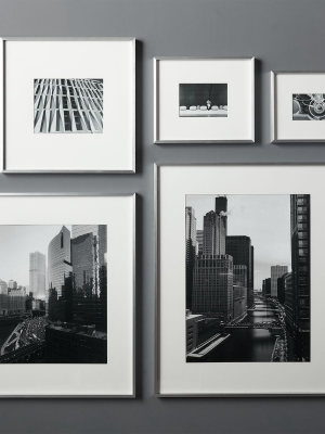 Gallery Silver Frames With White Mats