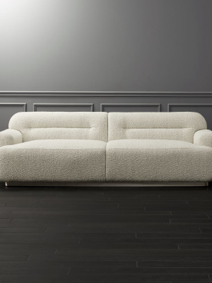Logan Grey Boucle Sofa