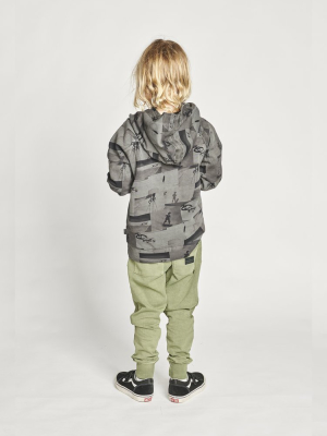 Munsterkids Green Hills Hoody -  Washed Charcoal