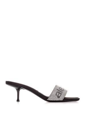 Alexander Wang Jessie Crystal Embellished Sandals