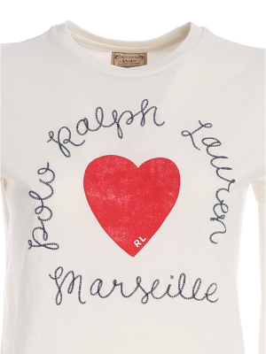 Polo Ralph Lauren Logo Embroidered T-shirt