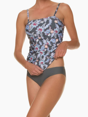 Convertible Bandini Top - Rhapsody Floral Print