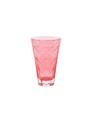 Vietri Viva Prism Tall Tumbler - Pink