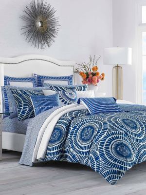 Trina Turk Samba De Roda Comforter Set Blue Aster