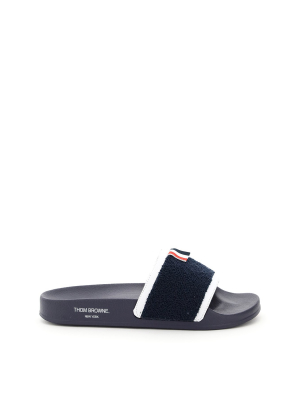 Thom Browne Terry Cloth Pool Slides