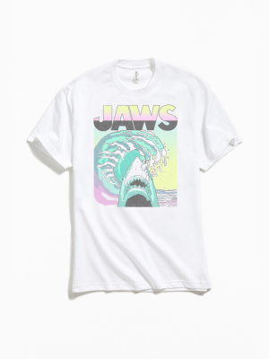 Jaws Retro Neon Logo Tee