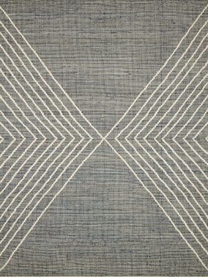 Cora Indigo White Rug