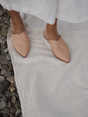 Caio Woven Leather Flats