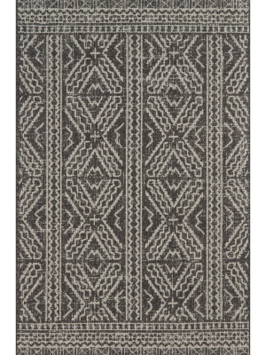 Warwick Black Silver Rug