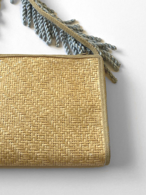 Up! - Vintage Reworked Straw Crossbody