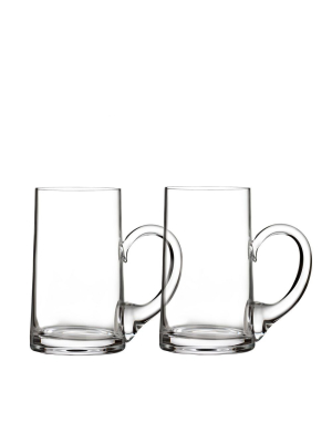 Elegance Beer Mug, Pair