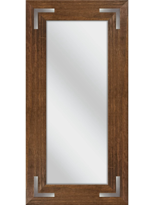 20" X 40" Cleopatra Wood Wall Mirror - Ptm Images