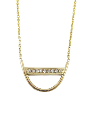 Diamond U Necklace