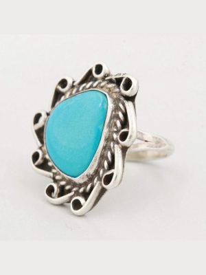 Freeform Turquoise Ring | Vintage