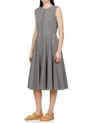 Woolrich Flared Sleeveless Midi Dress