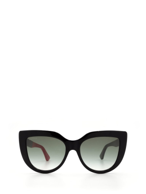 Gucci Eyewear Cat Eye Frame Sunglasses