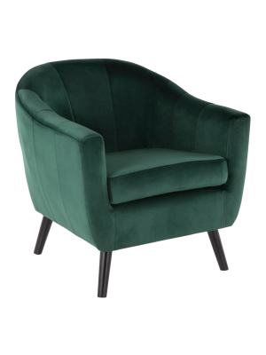 Rockwell Contemporary Velvet Accent Chair - Lumisource