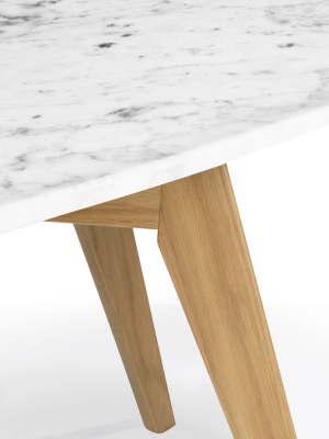 Riley Marble Rectangle End Table