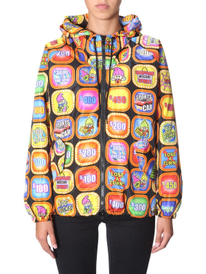 Moschino Graphic Print Bomber Jacket