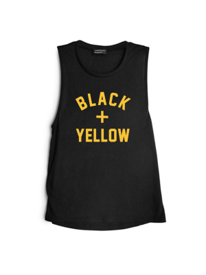 Black + Yellow [muscle Tank]