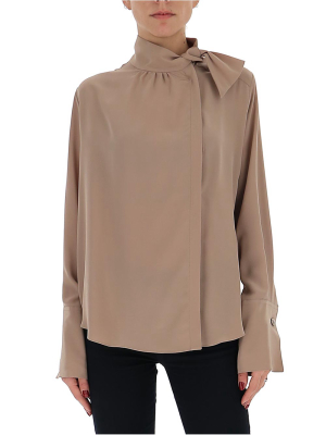 Fendi Foulard Collar Blouse