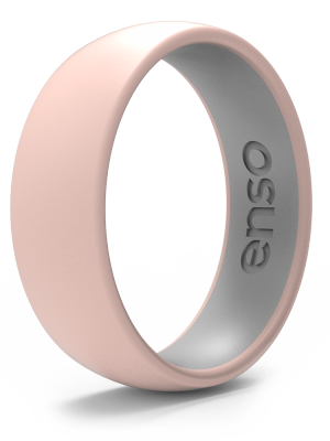 Dualtone Silicone Ring - Pink Sand/misty Grey