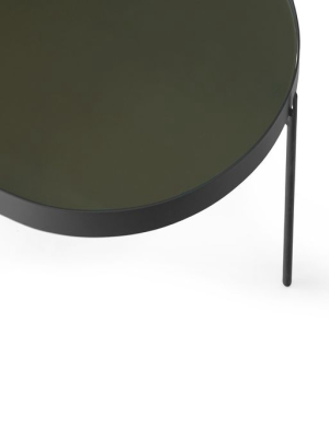 Large Nono Table In Dark Green Glass