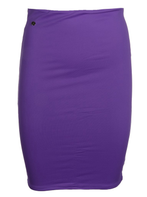 The Attico Logo Charm Mini Pencil Skirt