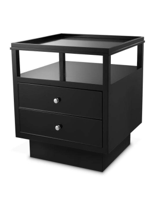 Eichholtz Lenox Bedside Table - Black