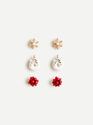 Girls' Winter Fun Earring Pack