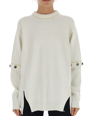 Chloé Detachable Sleeves Knit Sweater