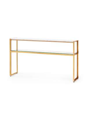 Endura Console Table, White