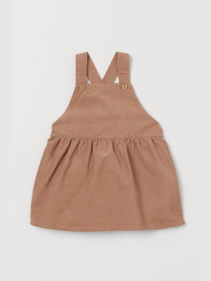 Corduroy Overall Dress