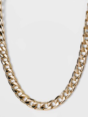 Sugarfix By Baublebar Chain Statement Necklace - Gold