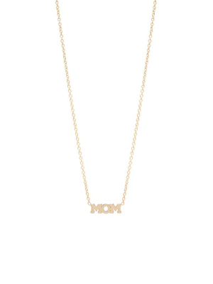 14k Itty Bitty Mom Necklace