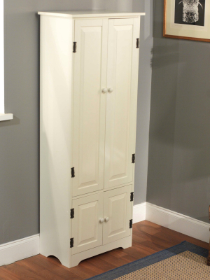 Extra Tall Cabinet - Antique White