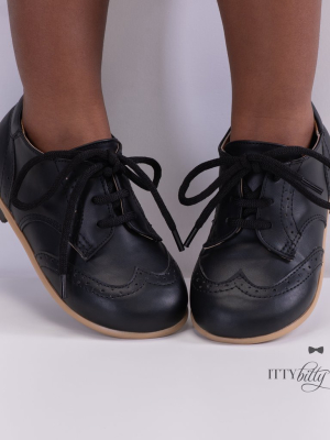 Black Oxfords (faux)