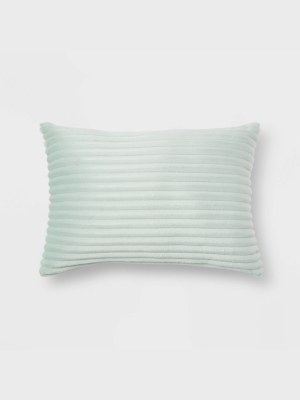 Oblong Cut Plush Throw Pillow - Room Essentials™