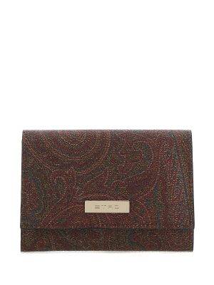 Etro Paisley Printed Wallet