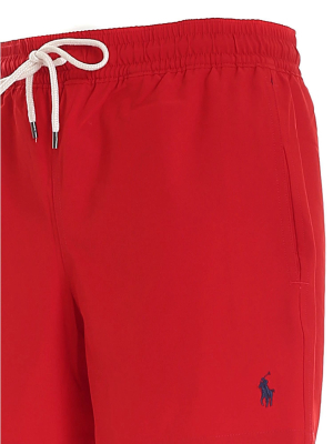 Polo Ralph Lauren Logo Embroidered Swim Trunks