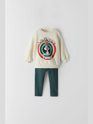 Plush Bugs Bunny Looney Tunes © &™ Warner Bros Tracksuit