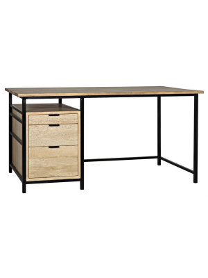 Noir Nabucco Walnut Desk