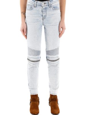 Amiri Zipped Skinny Jeans