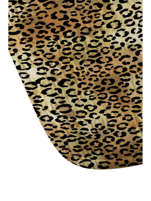 Schatzi Leopard Memory Foam Bath Mat - Deny Designs