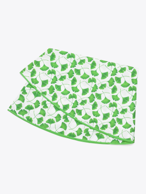 Ginkgo Round Tablecloth, 70"