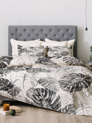 Schatzi Brown Kona Tropic Comforter Set - Deny Designs