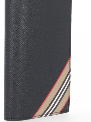 Burberry Icon Stripe Embllished Wallet