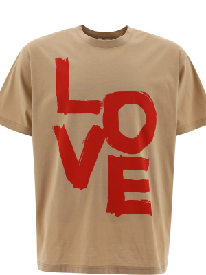 Burberry Love Lettering Oversized T-shirt